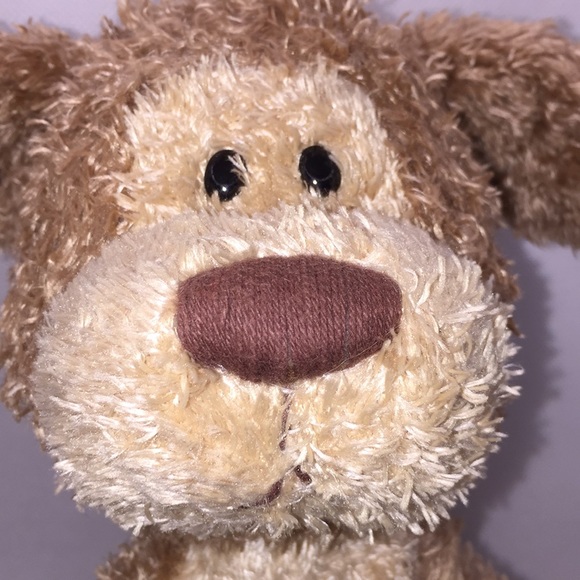 Gund Cocoa Holiday Dog Plush Stuffed Animal Puppy Brown Beige - Picture 2 of 12